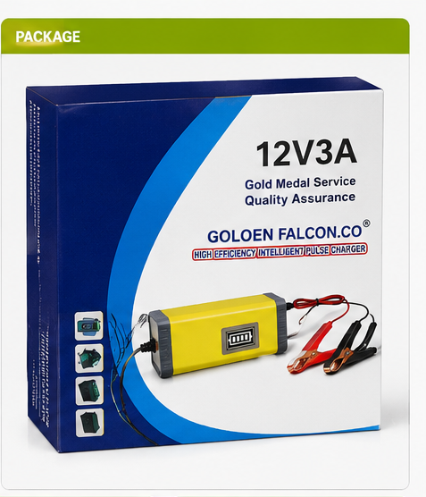 شارژر باتری 12 ولت آمپر Golden Falcon