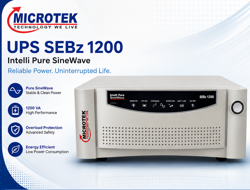 یو پی اس Microtek UPS SEBz 1200 Intelli Pure SineWave